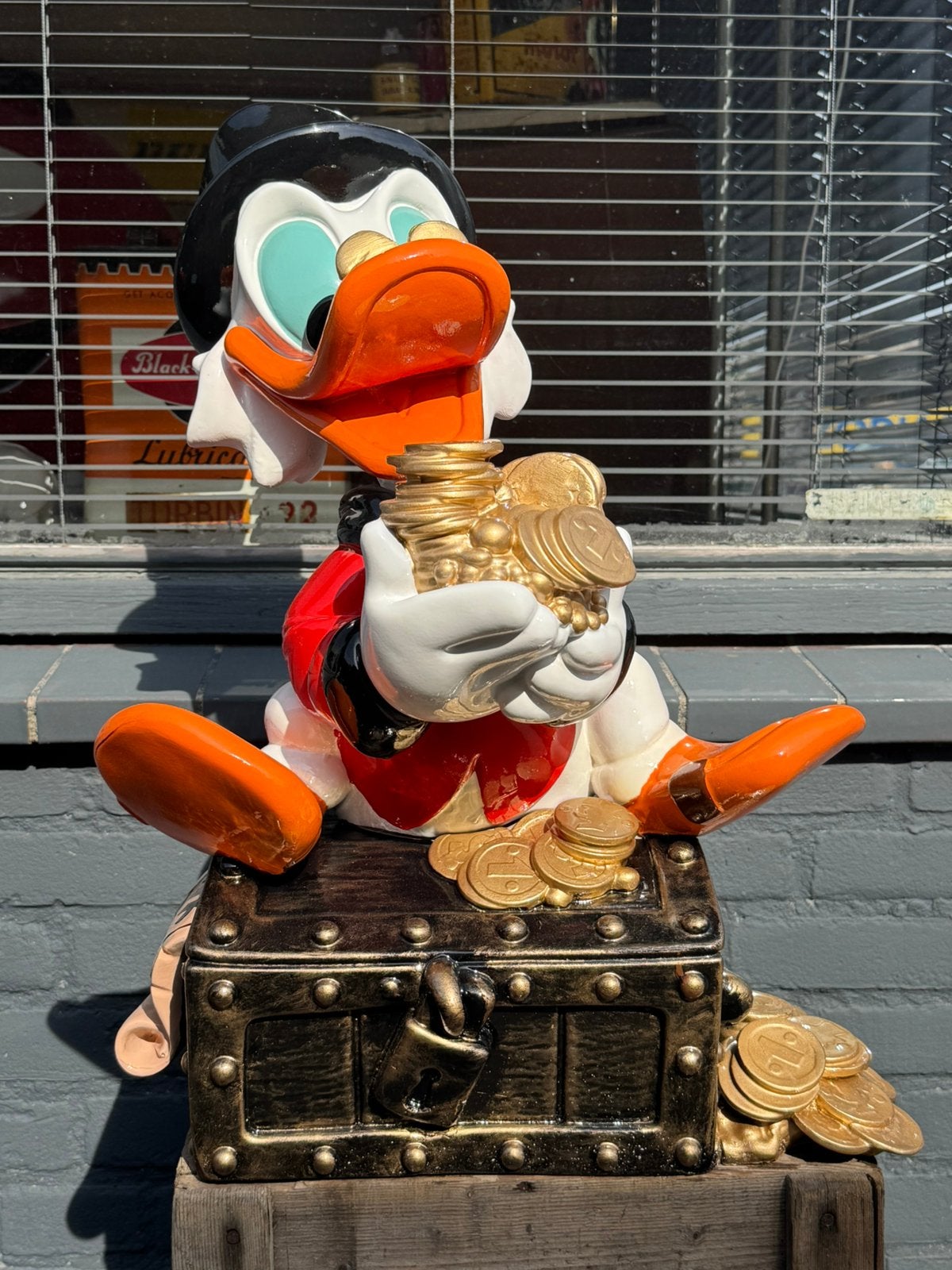 Disney Dagobert Duck Scroodge beeld, Verzamelen, Ophalen, Zo goed als nieuw, Fantasy