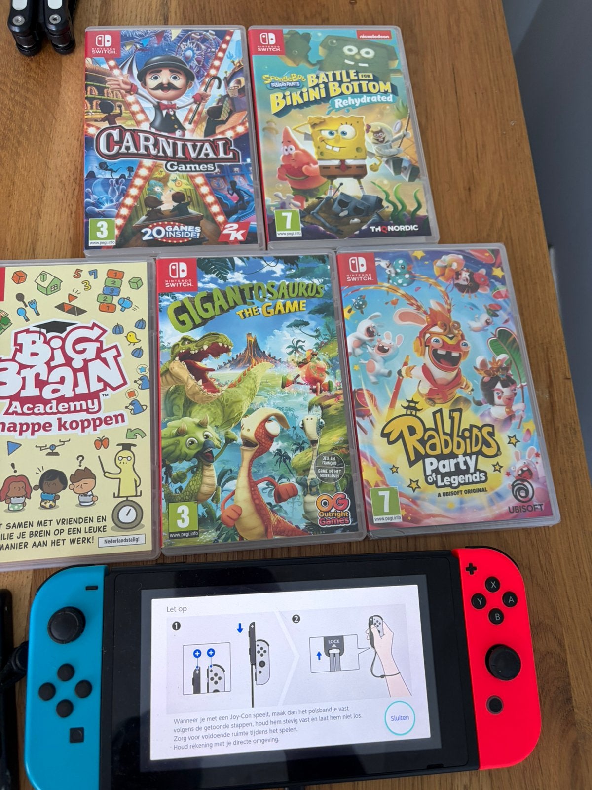 Nitendo switch, Games en Spelcomputers, Spelcomputers | Nintendo Switch, Ophalen, Zo goed als nieuw