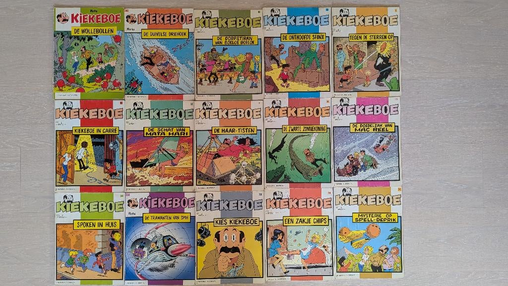 Kiekeboe strips, Boeken, Stripverhalen, Meerdere stripboeken, Ophalen of Verzenden, Gelezen, Merho