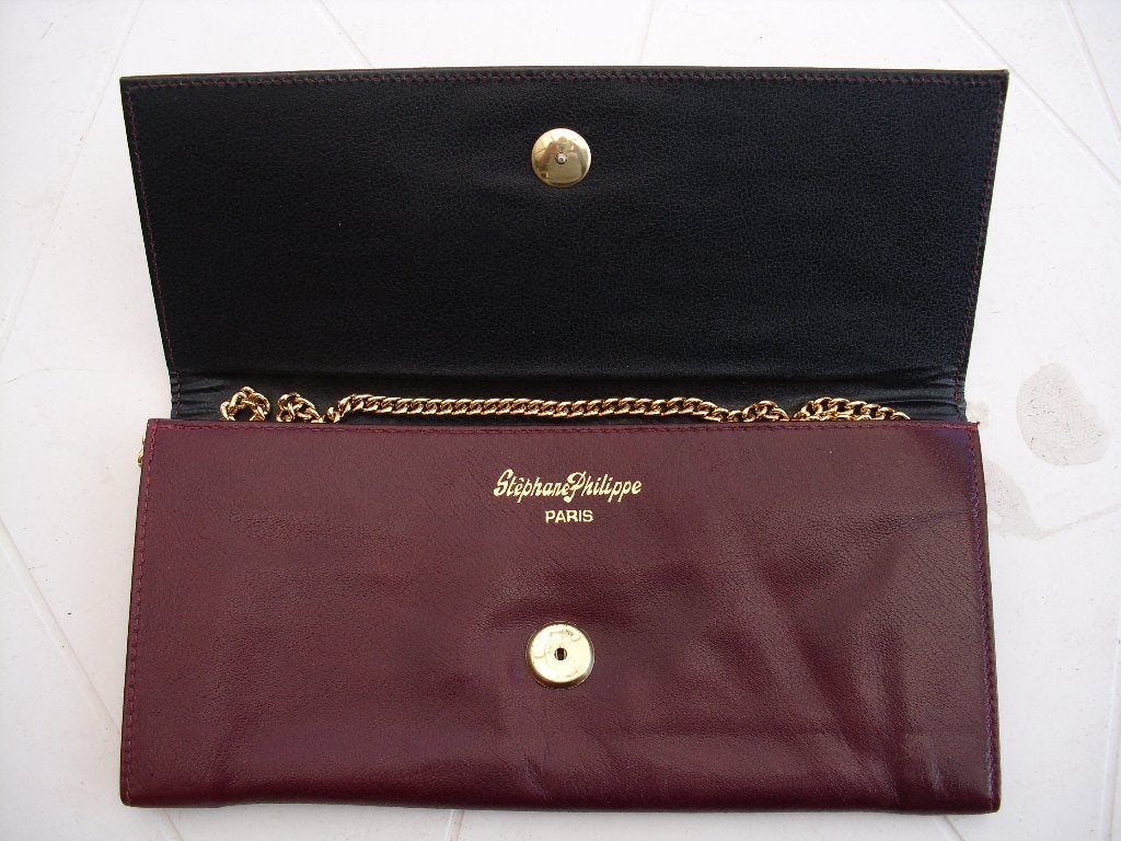bordeaux clutch, Handtassen en Accessoires, Ophalen, Nieuw, Overige kleuren, Avondtasje