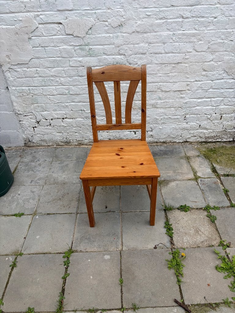 Chaises en bois, Huis en Inrichting, Ophalen, Gebruikt, Overige kleuren, Vier