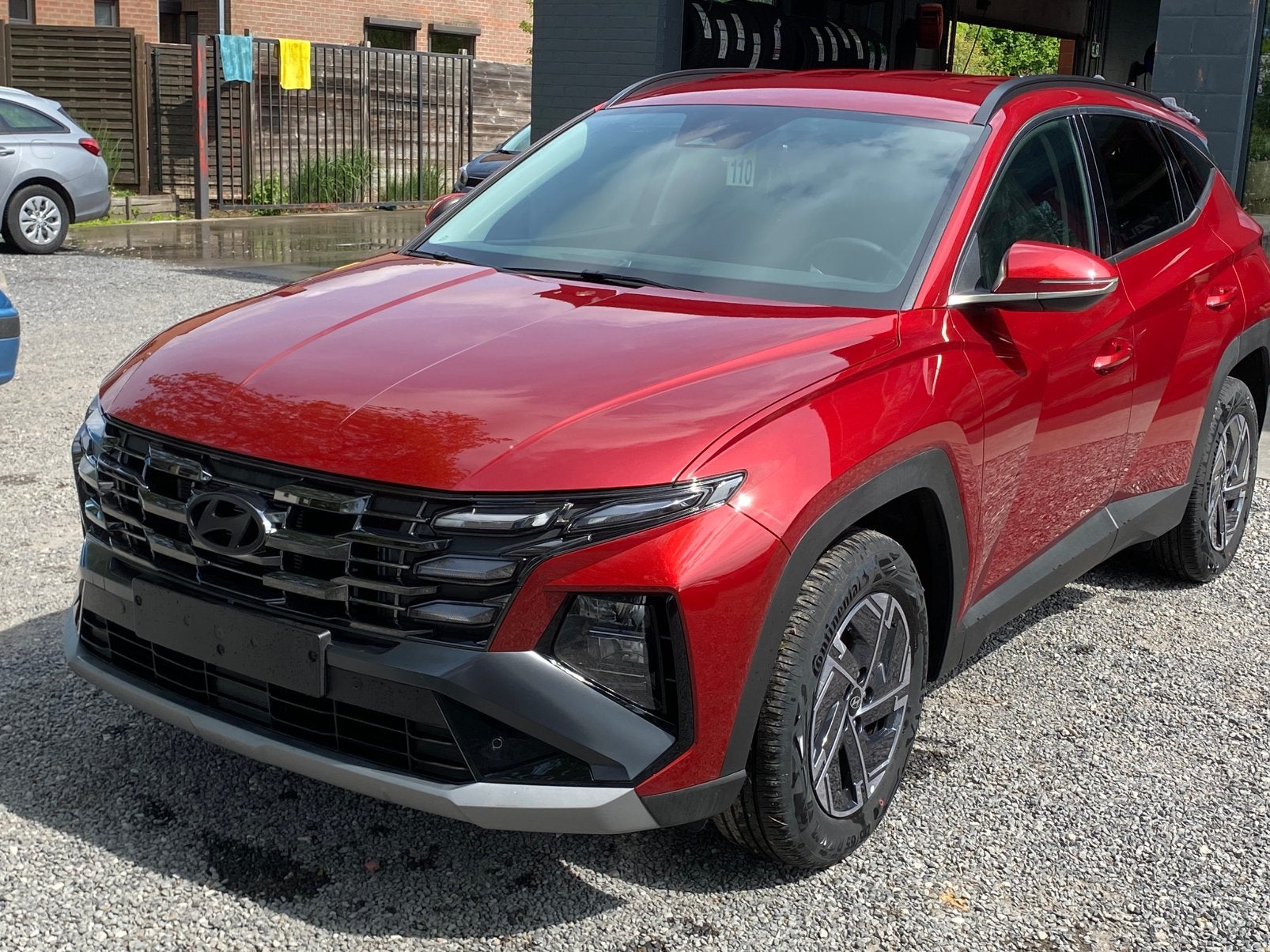 Hyundai Tucson 48v 1600 tgdi automatique, Rouge, Achat, Entreprise, 1650 kg