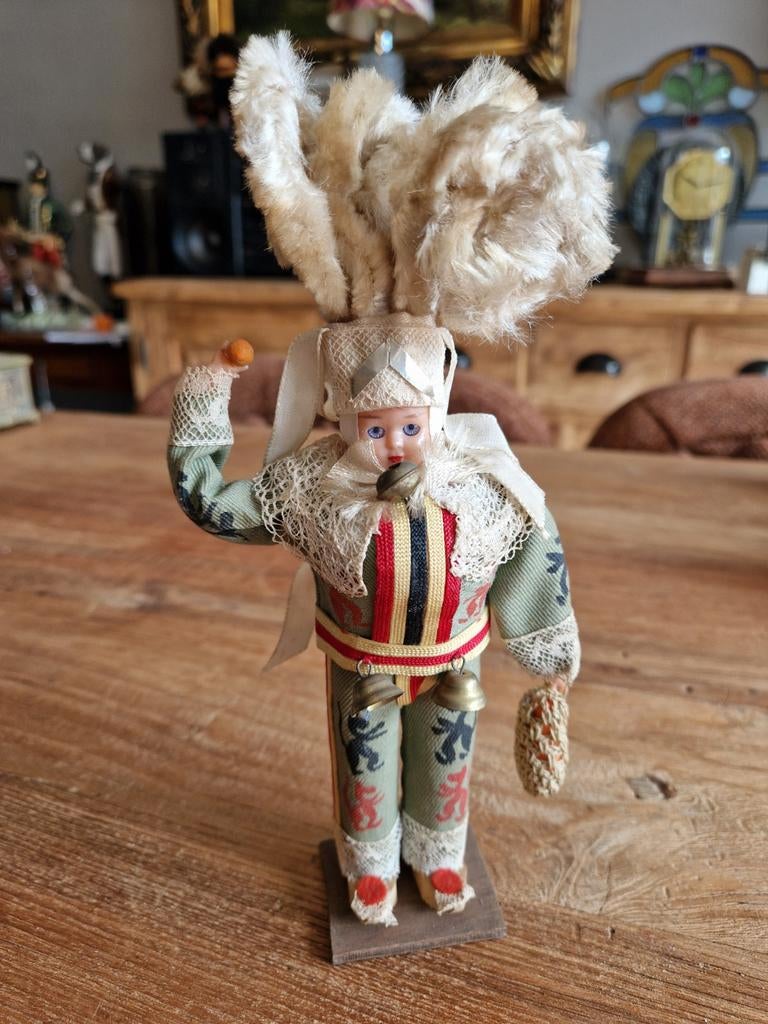 Oude pop Gille de Binche, Ophalen of Verzenden, Pop