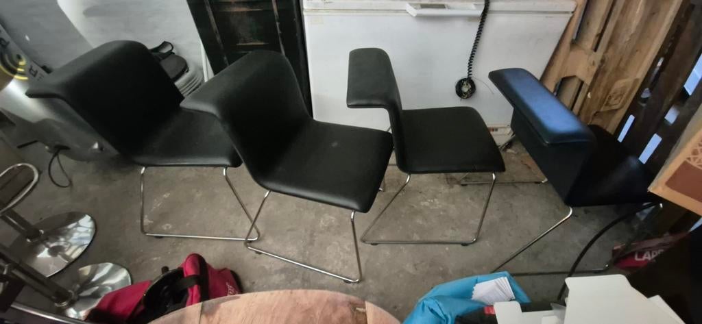 Set van 4 design stoelen, Ophalen