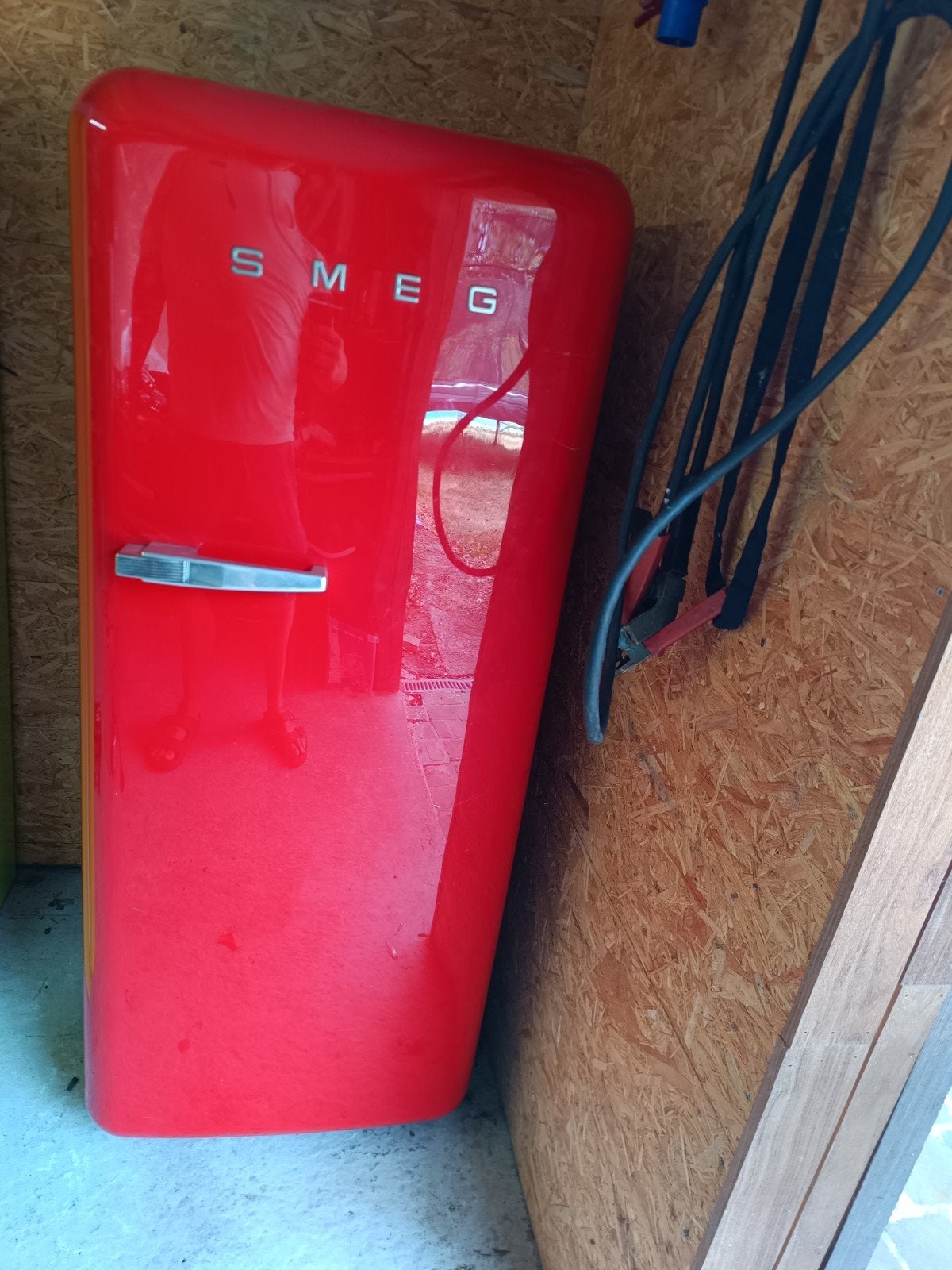 SMEG koelkast met vriesvak, Elektronische apparatuur, Koelkasten en IJskasten, Ophalen, Met vriesvak
