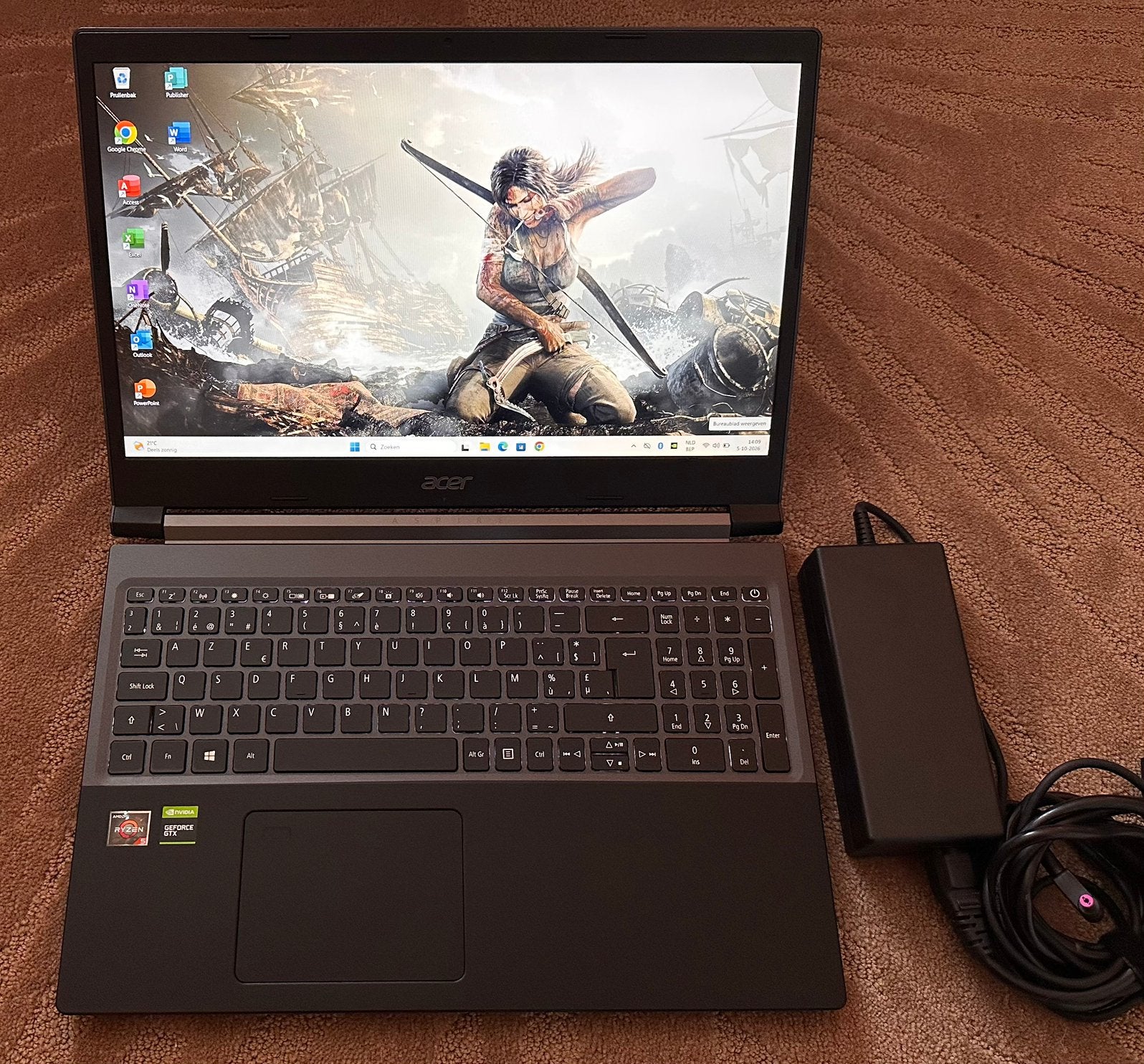 15.6”Full Hd Acer/ RYZEN 5/16gb ddr4/256gb ssd/6gb graphics, Ophalen, Zo goed als nieuw