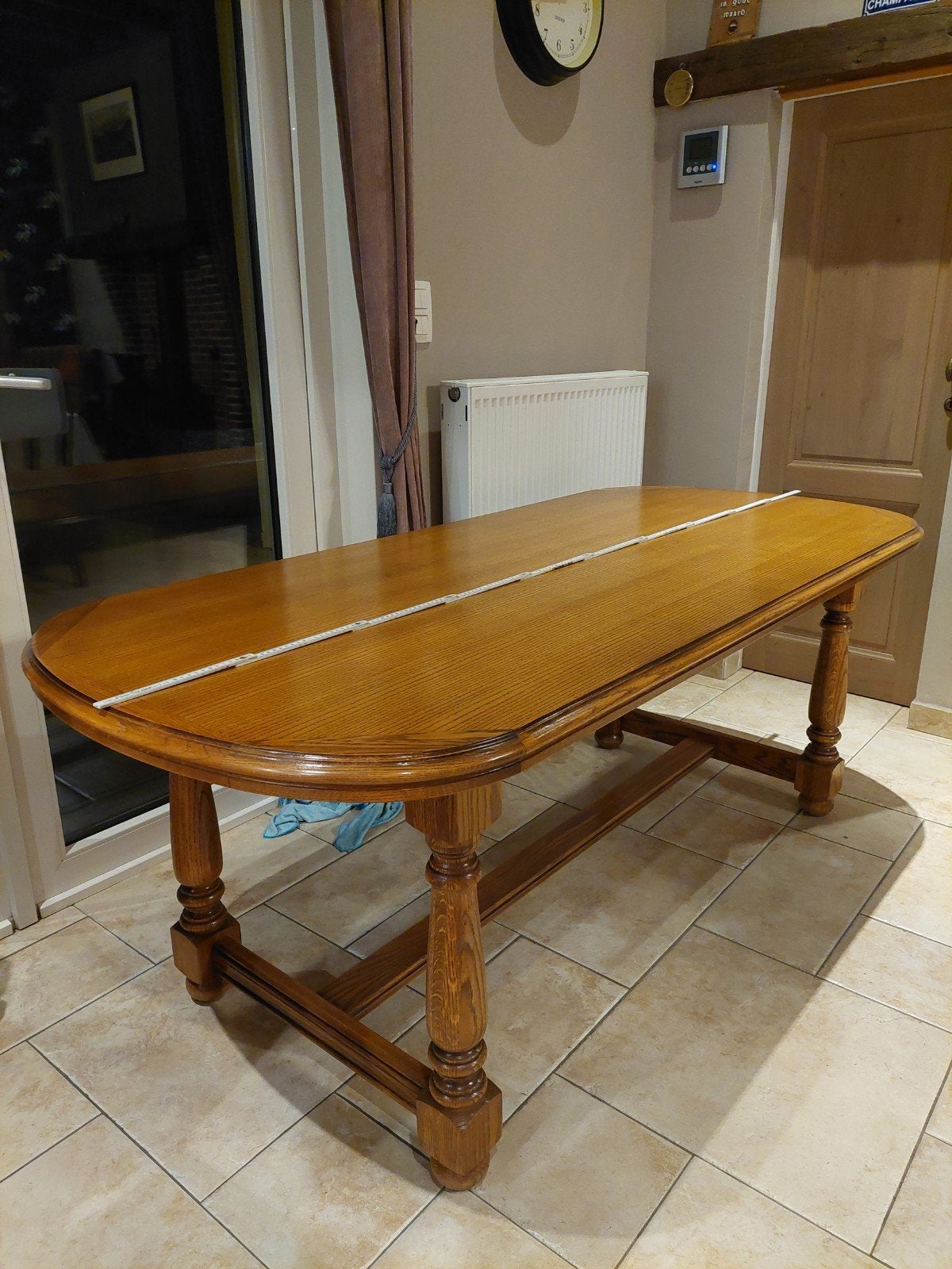 Eettafel zonder stoelen, Huis en Inrichting, Ophalen, Eikenhout, 50 tot 100 cm, Zo goed als nieuw