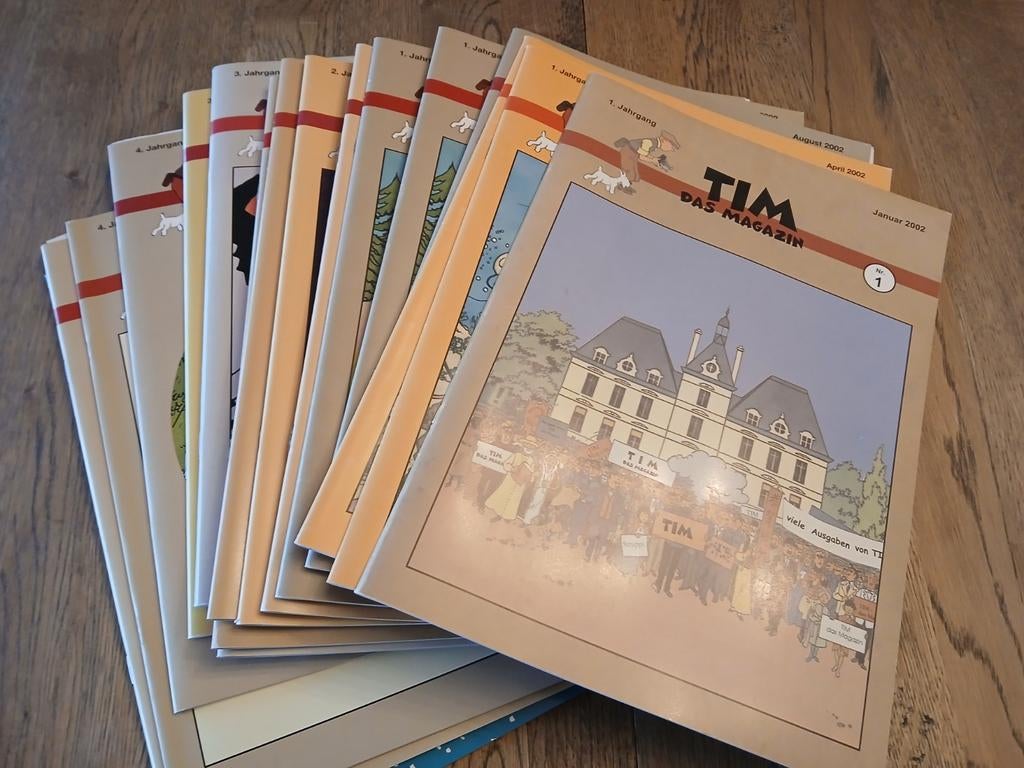 Lot de 16 revues TIM Das Magazin "Tintin", Enlèvement, Tintin, Neuf, Autres types