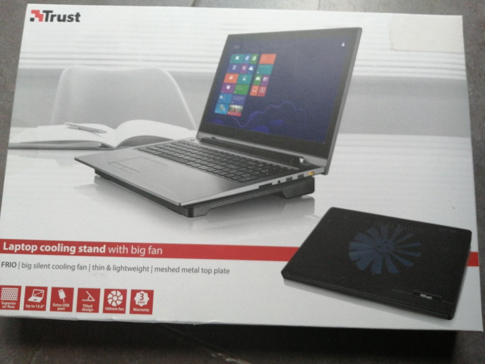 koeler voor laptop, Computers en Software, Ophalen of Verzenden, Nieuw, Luchtkoeling