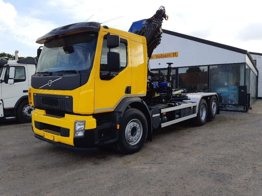 Volvo FE 300 Euro5 6x2 26T kraan HMF 2220 -6 Palift systeem, Autos, Euro 5, Achat, Entreprise, 2 portes