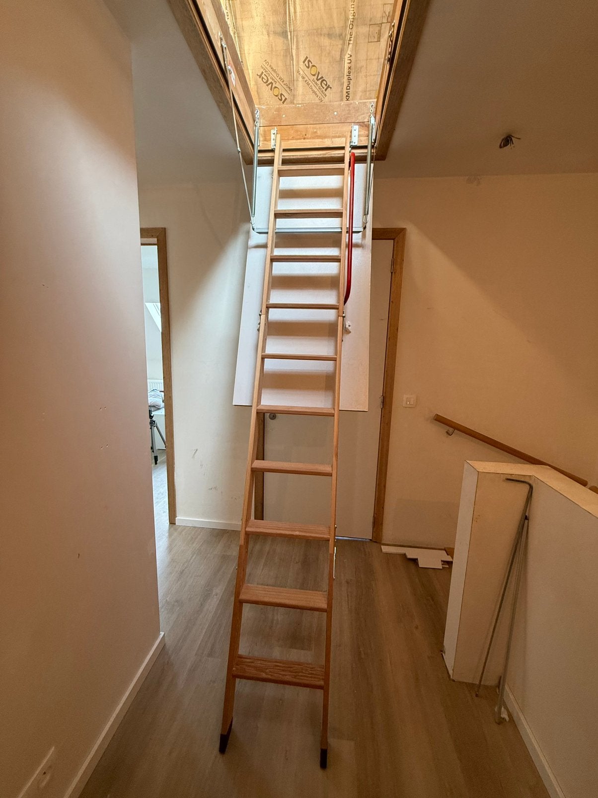 Zolder trap luik, Enlèvement, Comme neuf, Escalier