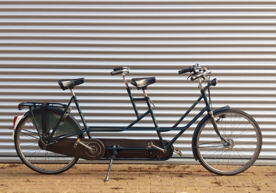 Tandemfiets, Fietsen en Brommers, Ophalen, Minder dan 10 versnellingen, 61 cm of meer, Zo goed als nieuw