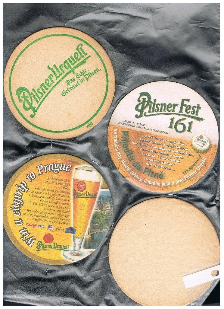 BIERVILTJES PILSNER URQUELL DEEL 2, Verzamelen, Verzenden, Nieuw, Viltje(s)