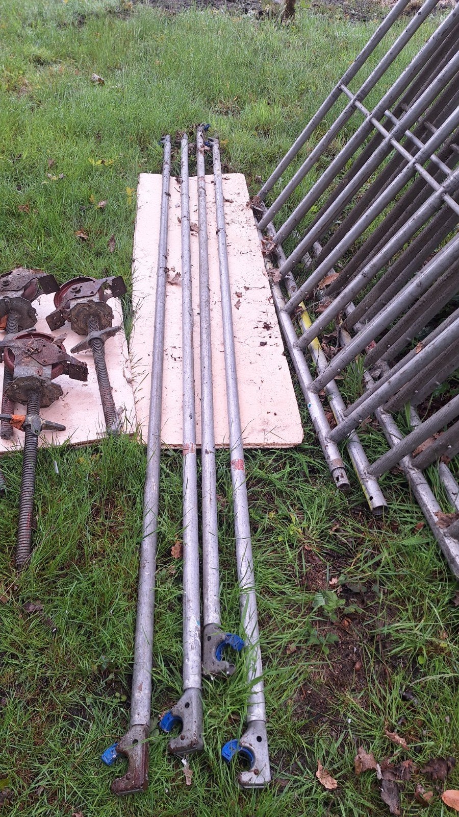 Aluminium stelling, Doe-het-zelf en Bouw, Steigers, Ophalen, Gebruikt, Gevelsteiger, 2 tot 5 meter