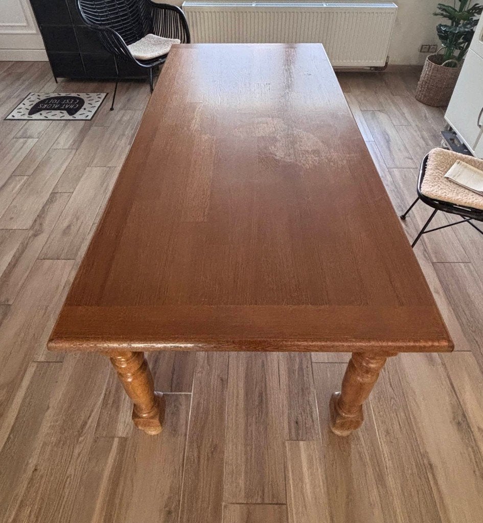 Table salle à manger, Huis en Inrichting, Tafels | Eettafels, Ophalen, Gebruikt, Eikenhout, 50 tot 100 cm