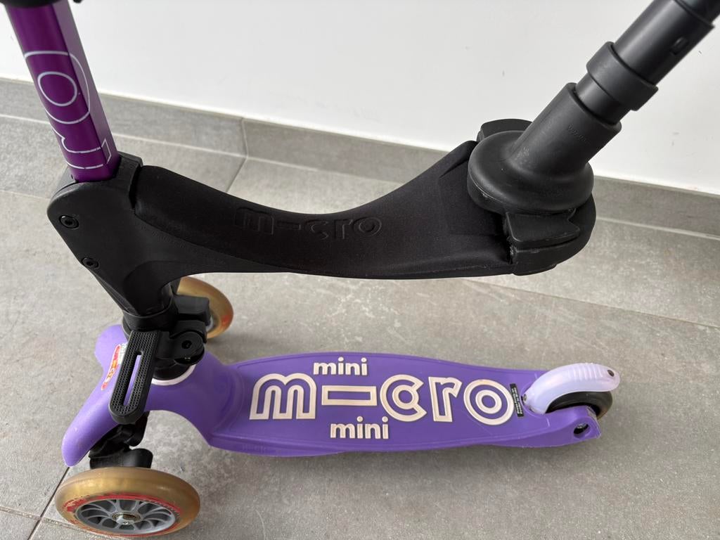 Micro mini step inclusief afneembaar peuterzitje, Fietsen en Brommers, Ophalen, Gebruikt, Gewone step