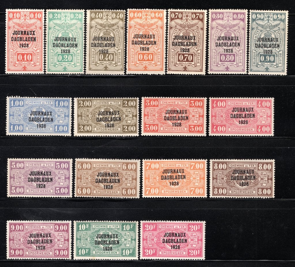 JO1/18 MNH 1928 - Postpakketzegels "JOURNEAUX - DAGBLADEN ", Ophalen of Verzenden, Postfris, Postfris
