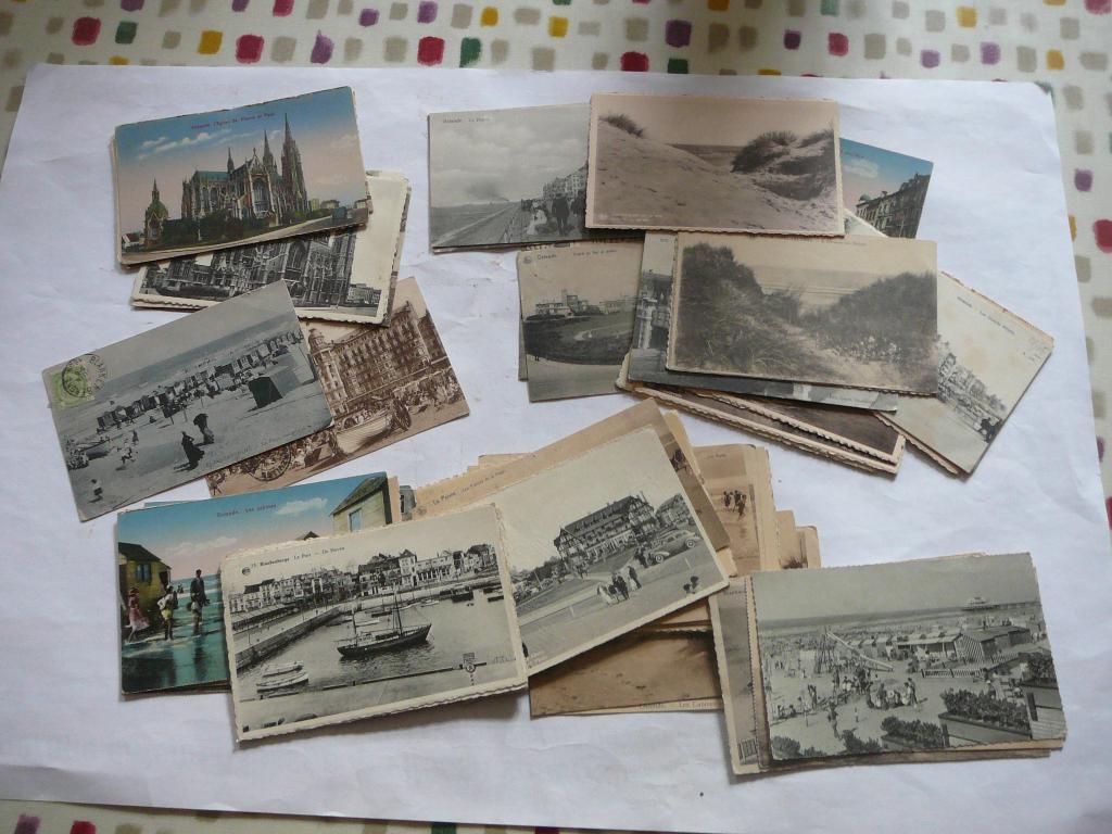 Carte postale de la côte Belge, Ophalen