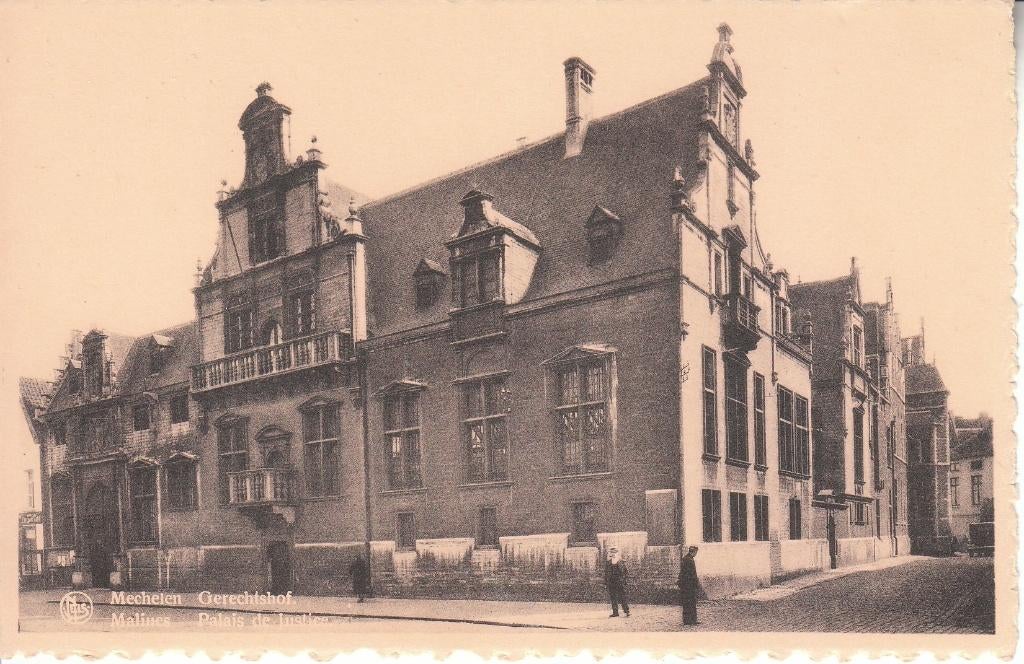 Carte postale Malines - Palais de justice, Enlèvement ou Envoi, 1940 à 1960, Affranchie, Anvers