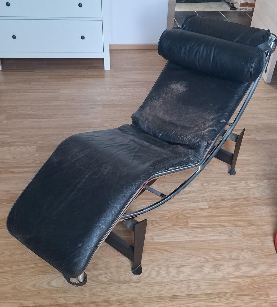 chaise longue replica corbusier, Enlèvement, Utilisé, Une personne