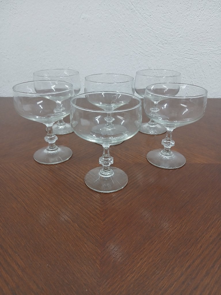 Vintage Durobor Concorde Champagne Coupes / Cocktailglazen, Ophalen of Verzenden