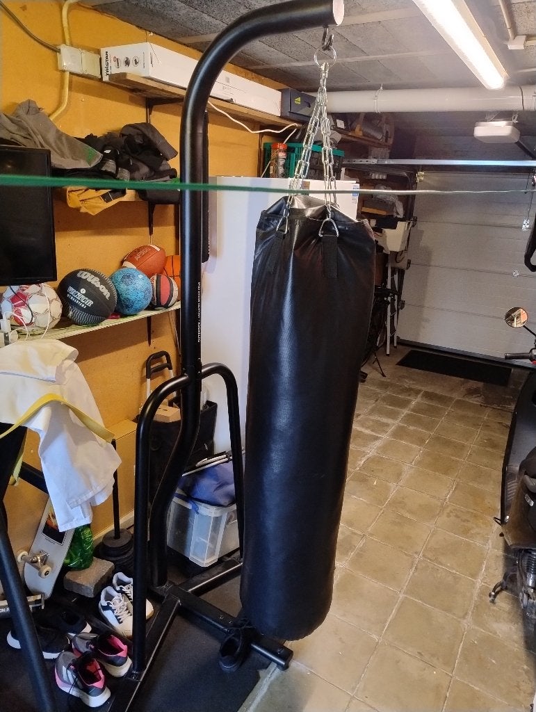 Bokszak + staander decathlon, Sport en Fitness, Ophalen, Gebruikt, Bokszak