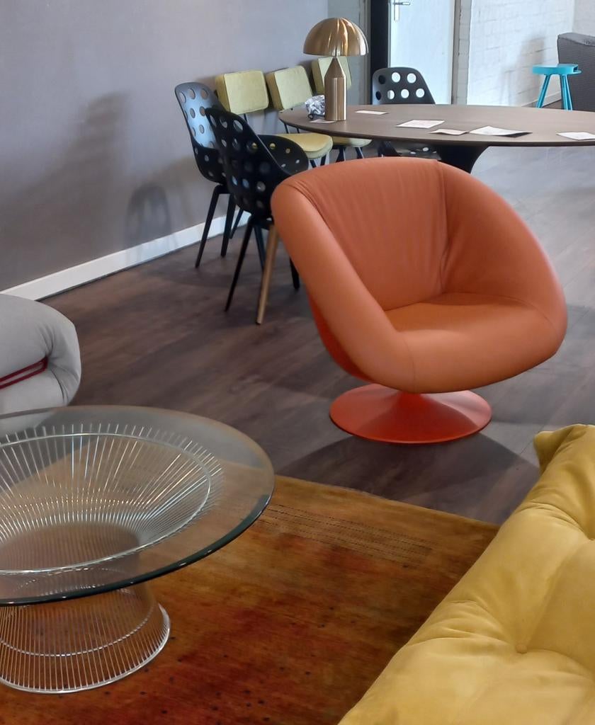 Orange fauteuils platner scarpa canapé takahama tulipe, Ophalen of Verzenden