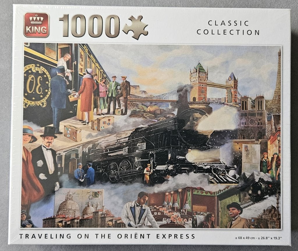 PUZZEL #6 – ORIËNT EXPRESS - 1000 STUKJES, Hobby & Loisirs créatifs, Enlèvement ou Envoi, Neuf, Puzzle