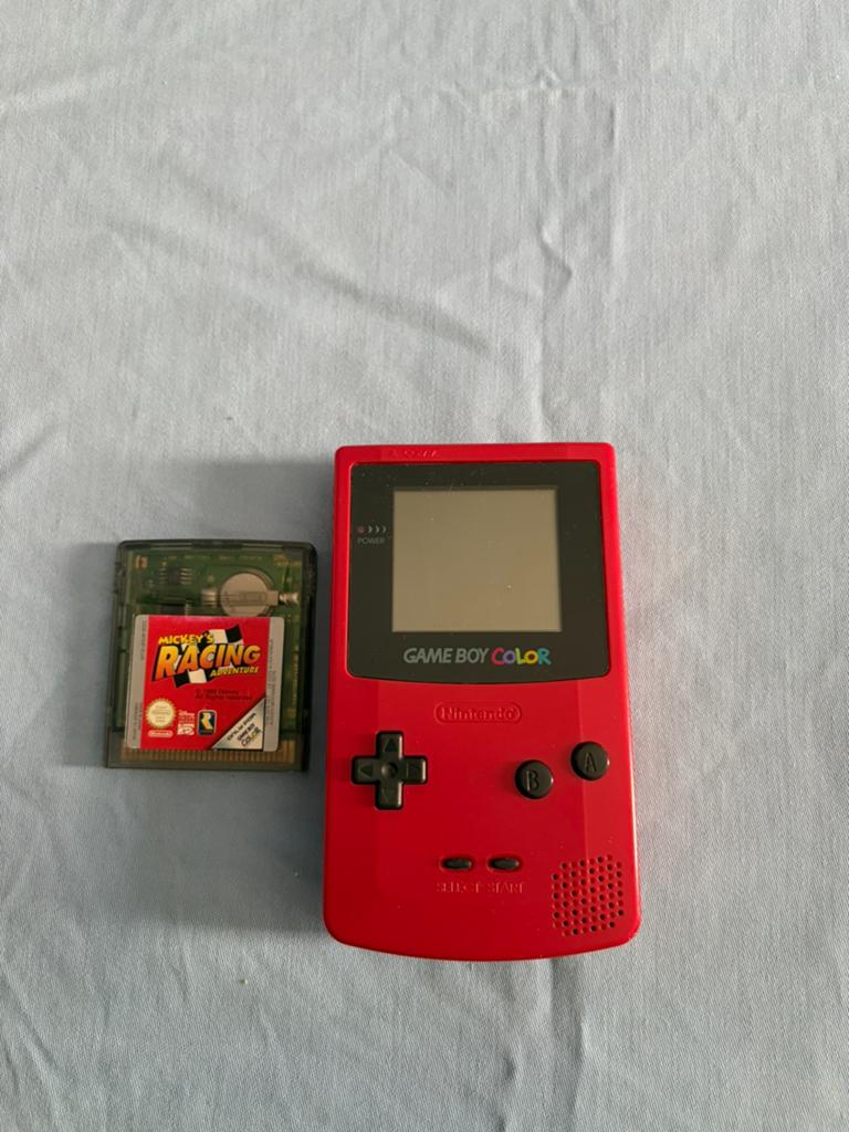 Game boy color met game, Games en Spelcomputers, Spelcomputers | Nintendo Game Boy, Ophalen of Verzenden, Zo goed als nieuw, Game Boy Color