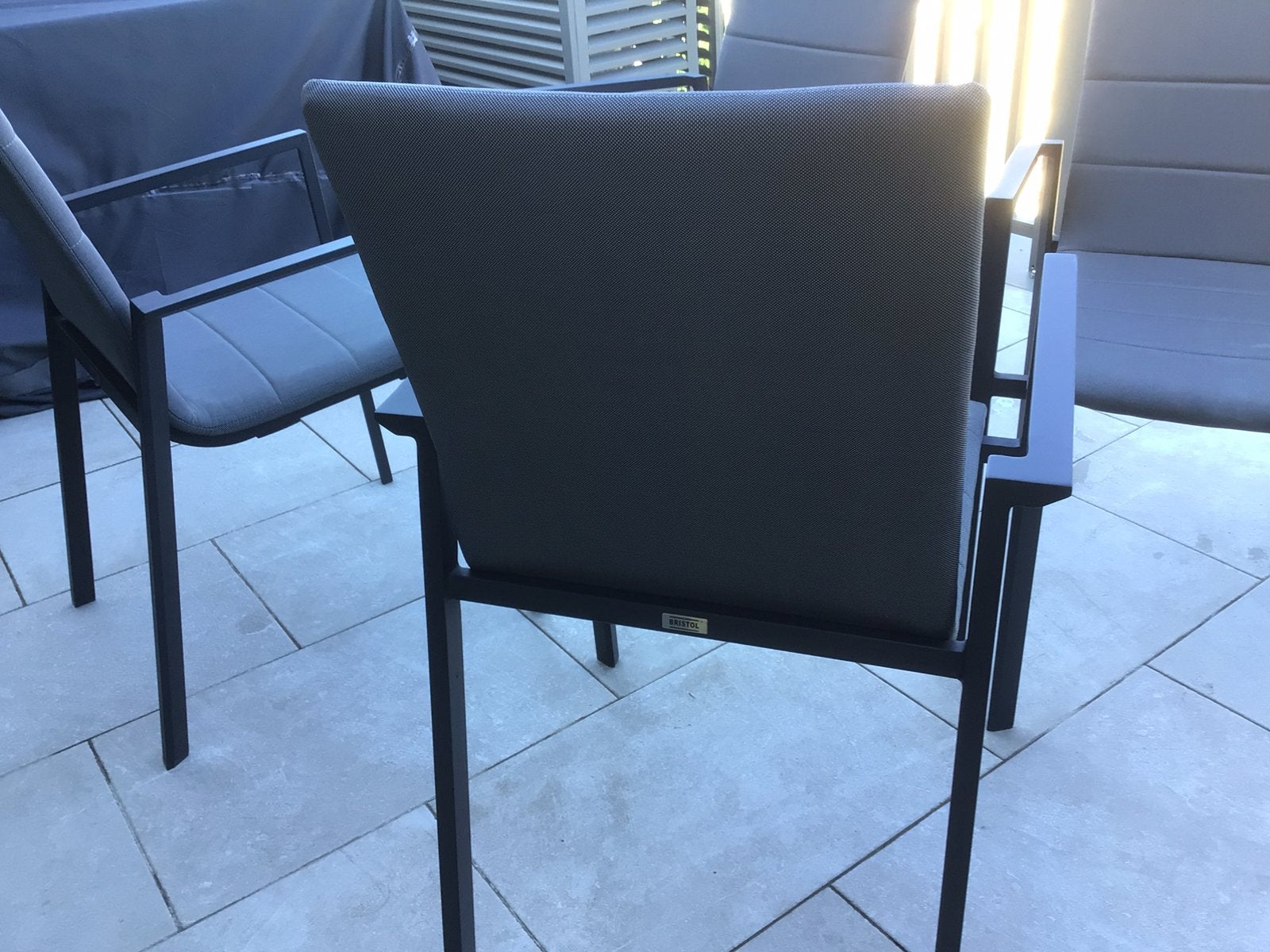 Tuintafel ‘et 4 tuinstoelen, Enlèvement, Comme neuf