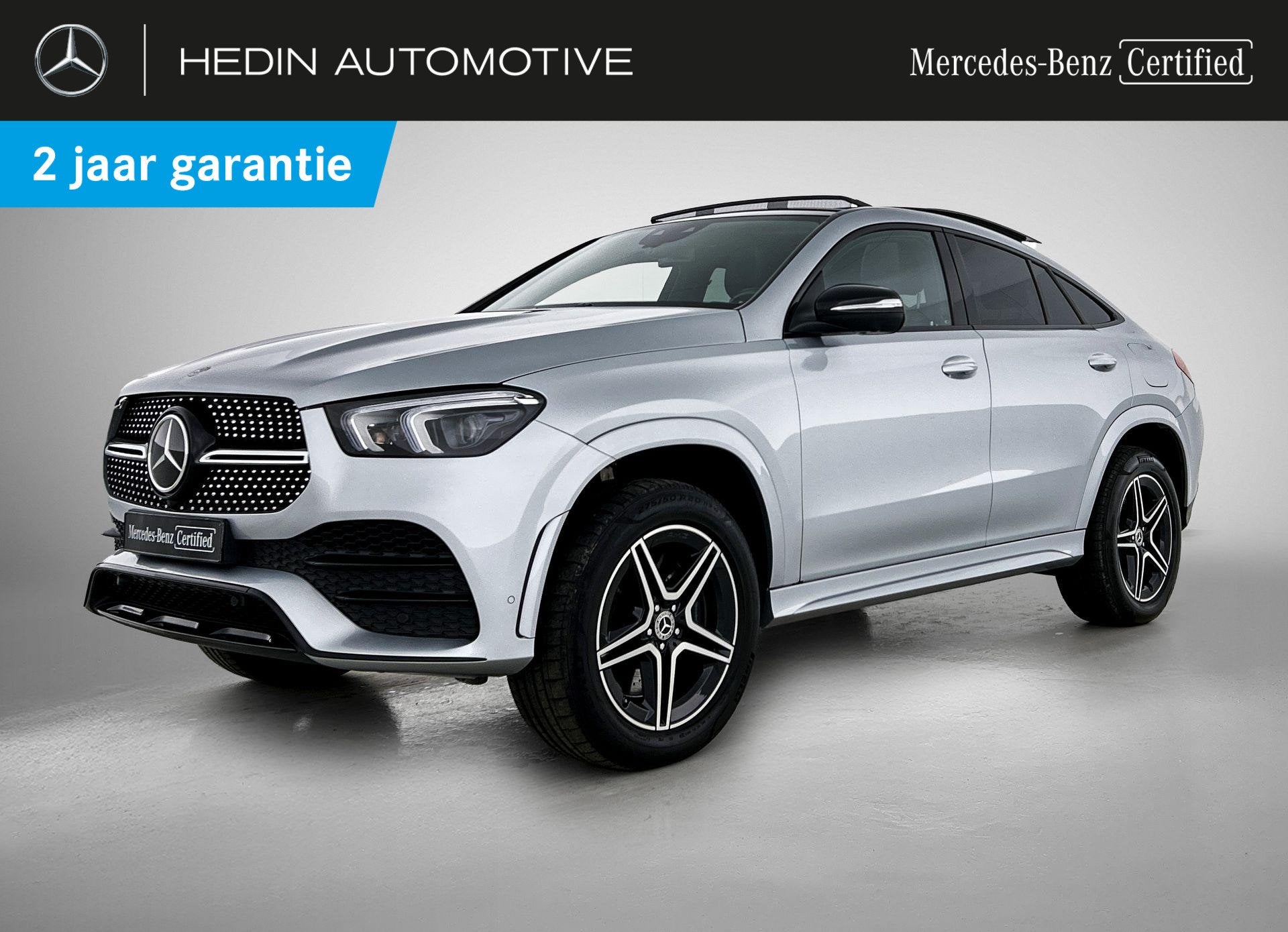 Mercedes-Benz GLE-klasse 350 de 4MATIC Coupé AMG Line | Pan, Auto's, Dealer onderhouden, Stof, Zwart, 4 cilinders