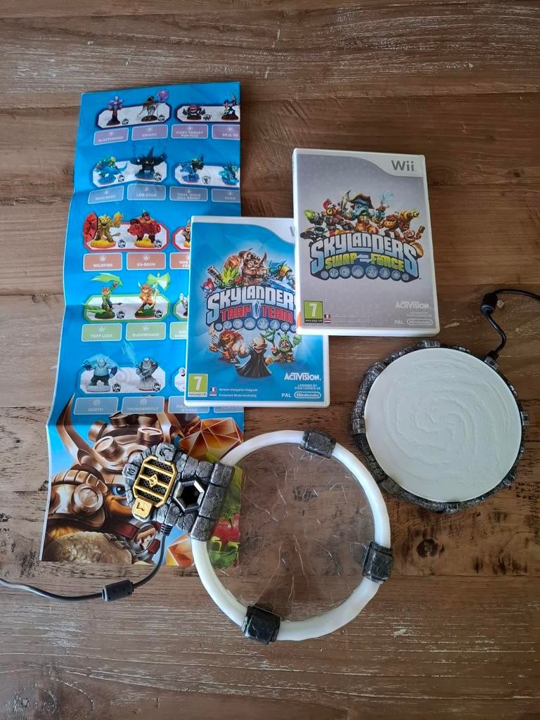 Skylanders Wii Pakket: Trap Team & Swap Force + twee portals, Ophalen of Verzenden, Gebruikt, Avontuur en Actie