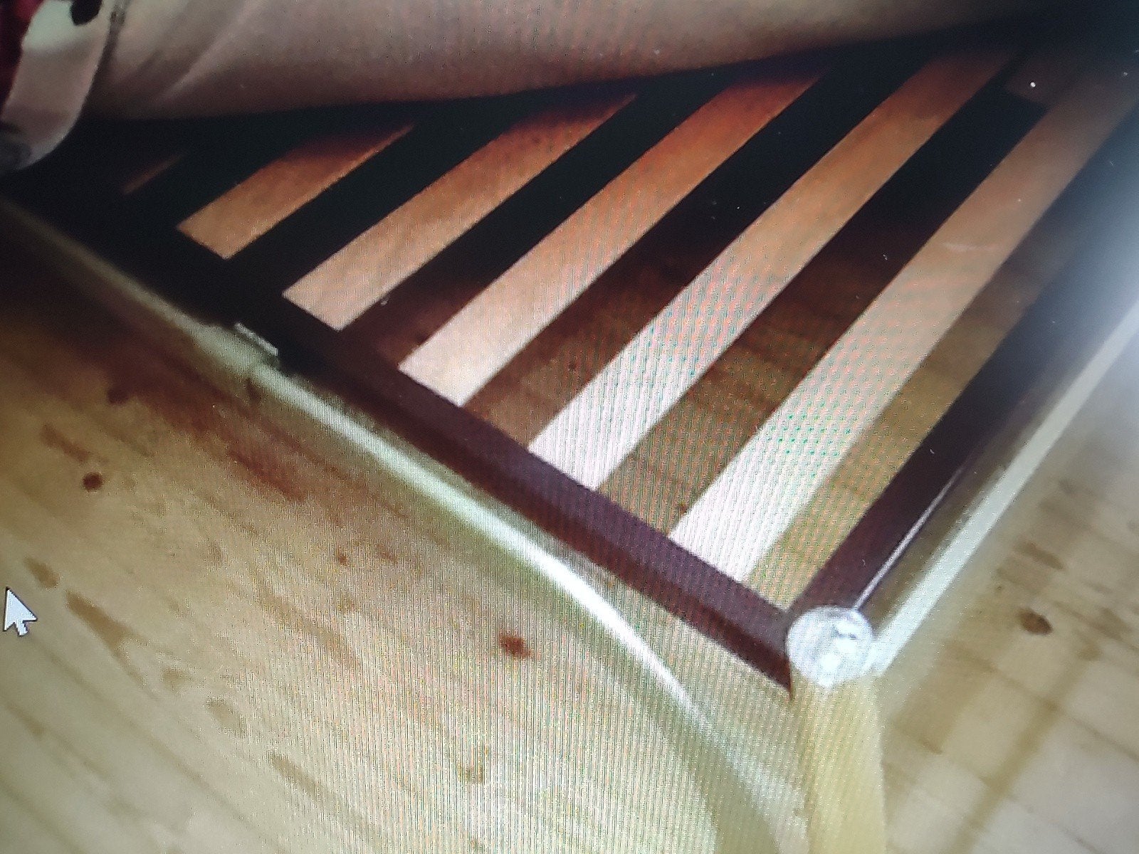 Koperen bed met lattenbodem