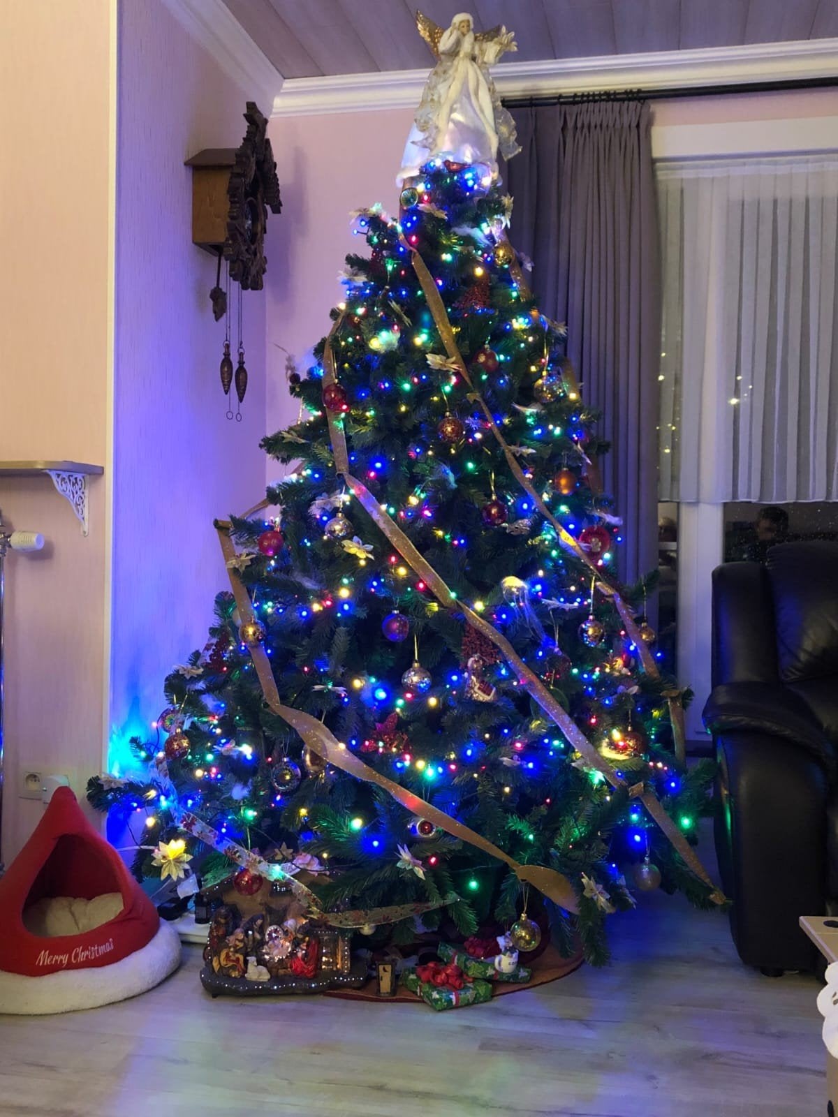 Prachtige kerstboom 210 cm, Diversen, Ophalen