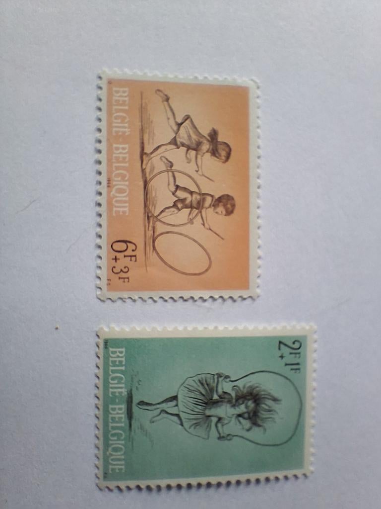Belgische postzegels, Ophalen, Niet gestempeld, Frankeerzegel, Postfris