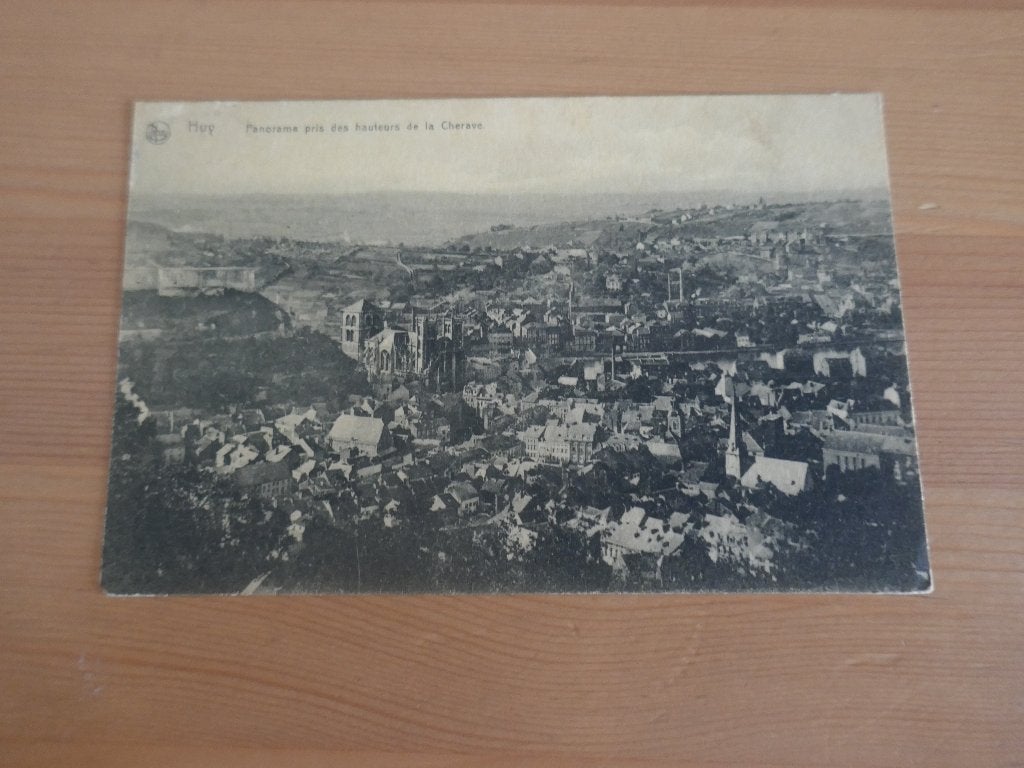 huy panorama pris des hauteurs de la Cherave, Envoi, Affranchie, Liège