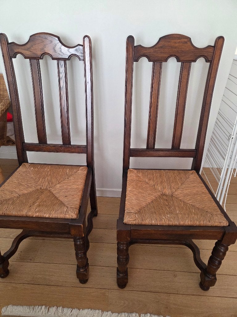 Stoelen, Maison & Meubles, Brun, Enlèvement, Bois, Cinq, Six Chaises ou plus