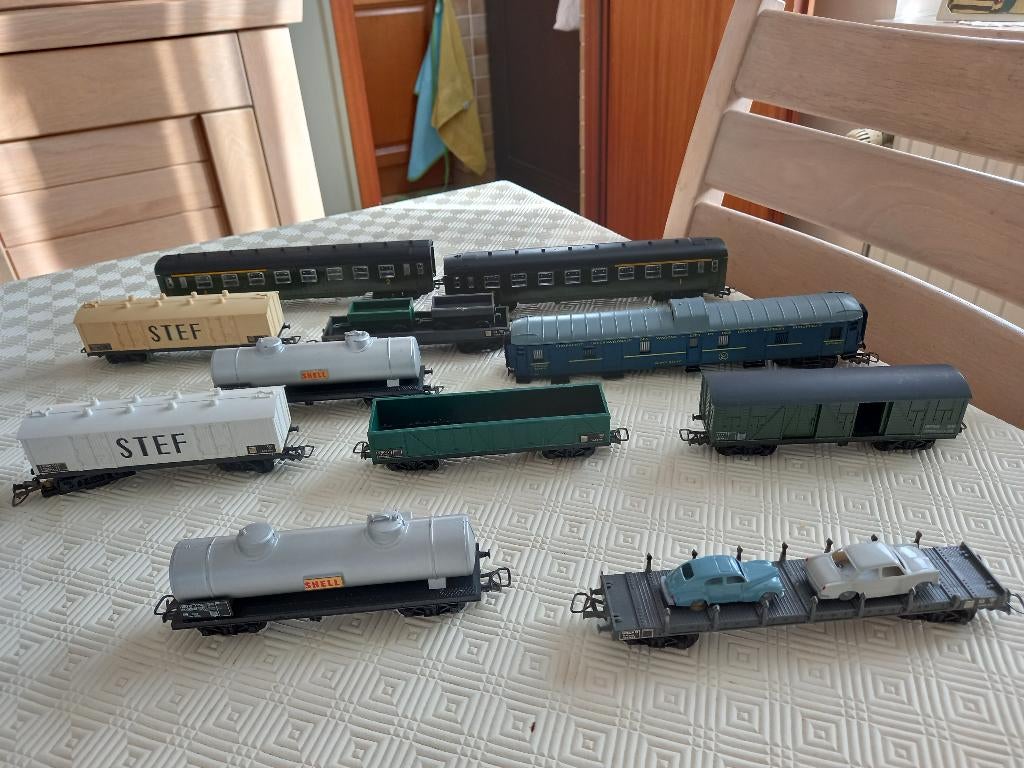 train miniature, Ophalen, Gelijkstroom, Jouef, Wagon