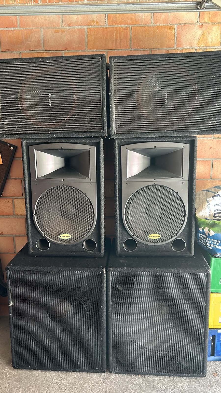 Système audio professionnel Samson, TV, Hi-fi & Vidéo, Enceintes, Utilisé, Subwoofer, Enlèvement