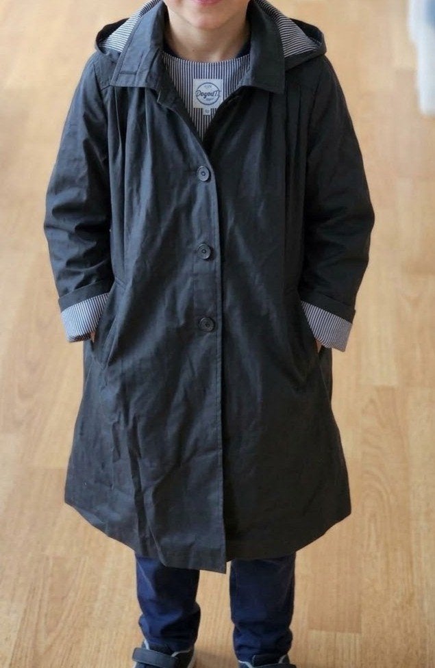 Vintage meisjes jas parka lente of herfst, Verzenden, Jas