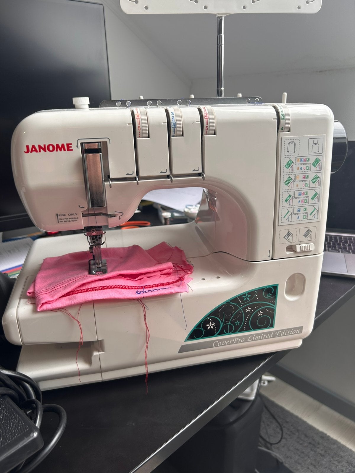 Recouvreuse Janome CoverPro 1000CPX, Ophalen, Gebruikt, Lockmachine, Janome