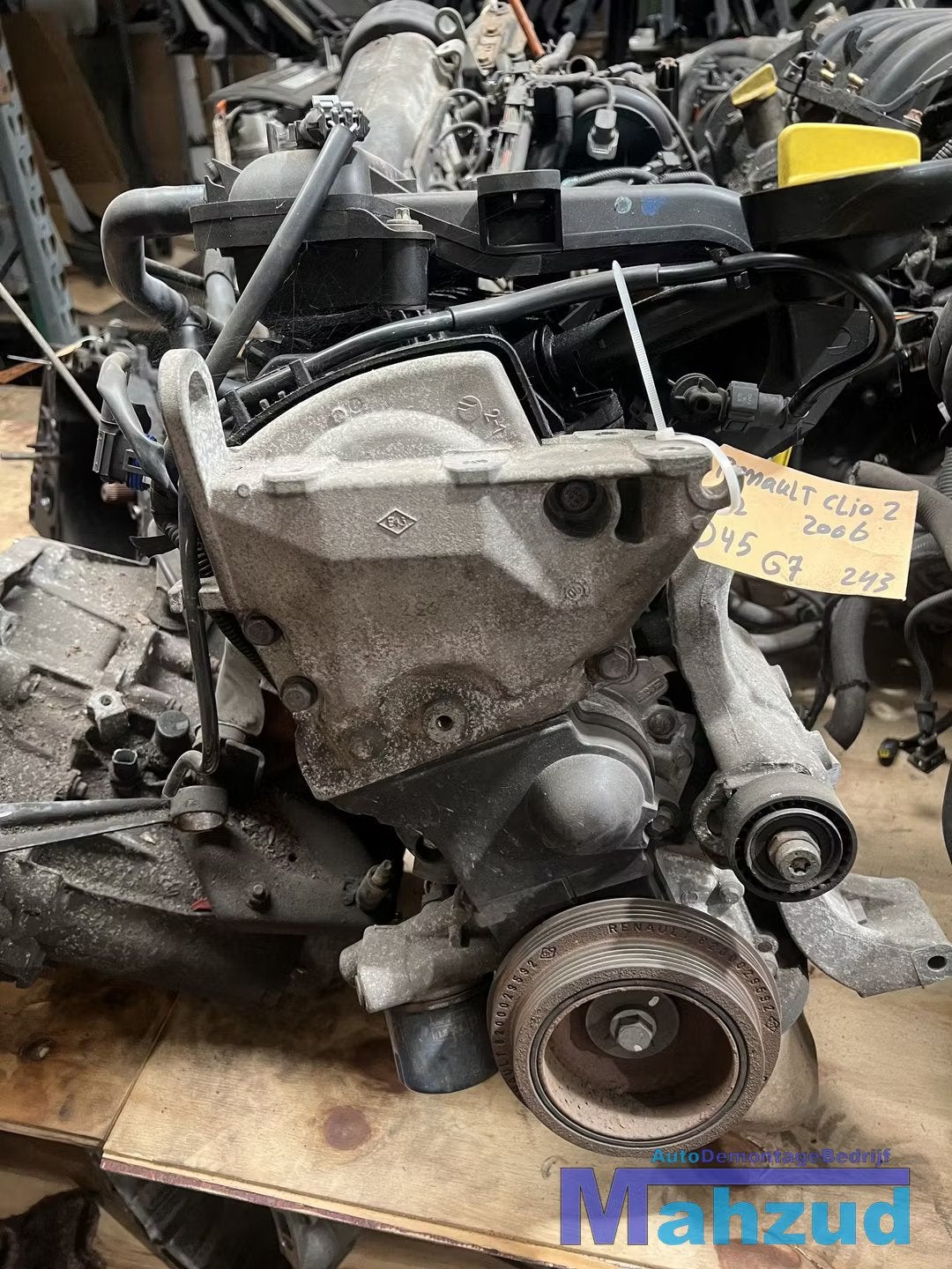 RENAULT CLIO 2 1.2 Motorblok motor D4F G7 D4FG7 Motor, Renault Group, Contact.group@renault.com, Renault, Utilisé
