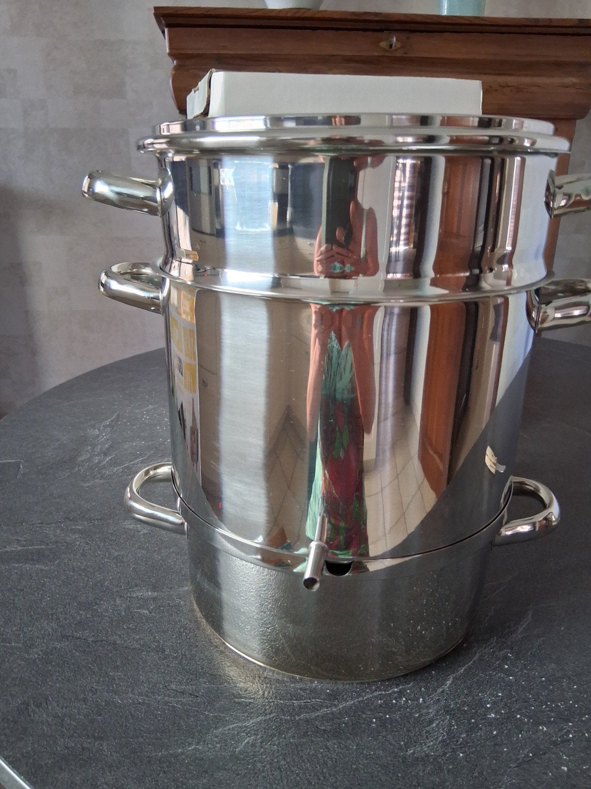 vruchten sap pan, Ophalen, Nieuw