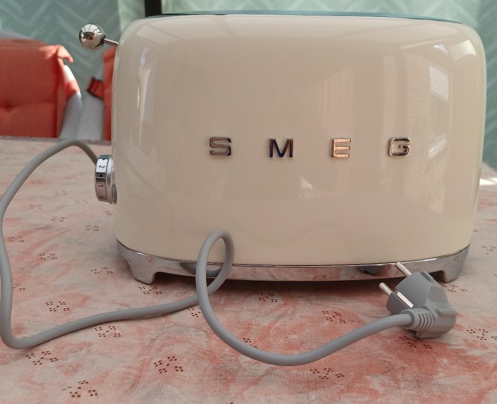Broodrooster SMEG ecru, Huis en Inrichting, Overige typen, Nieuw, Metaal, Smeg