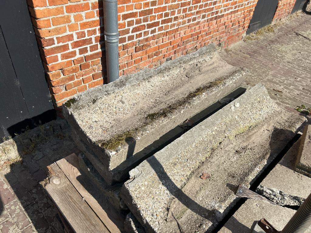 Afvoergoten, Ophalen, Gebruikt