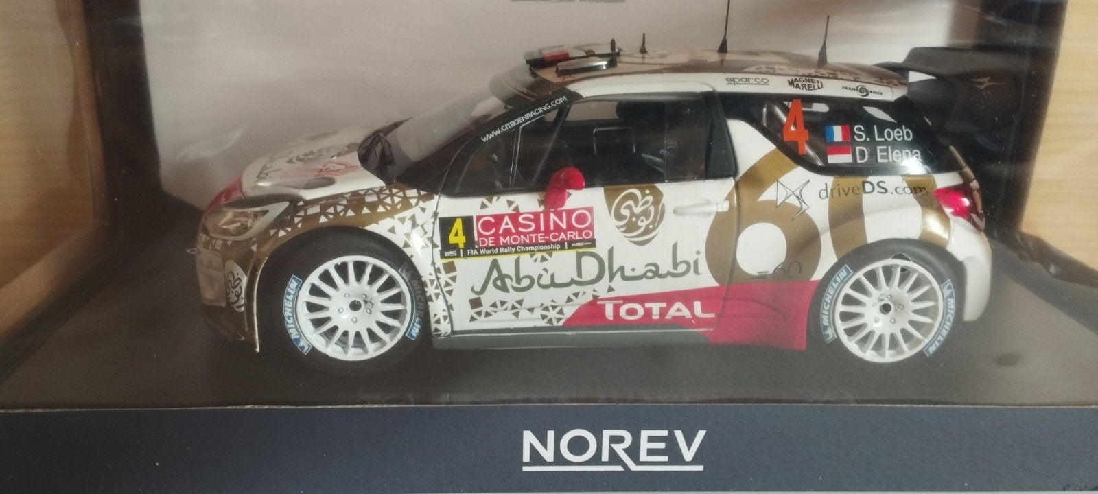 citroen ds3 wrc, Hobby en Vrije tijd, Modelauto's | 1:18, Ophalen of Verzenden, Nieuw, Auto, Norev