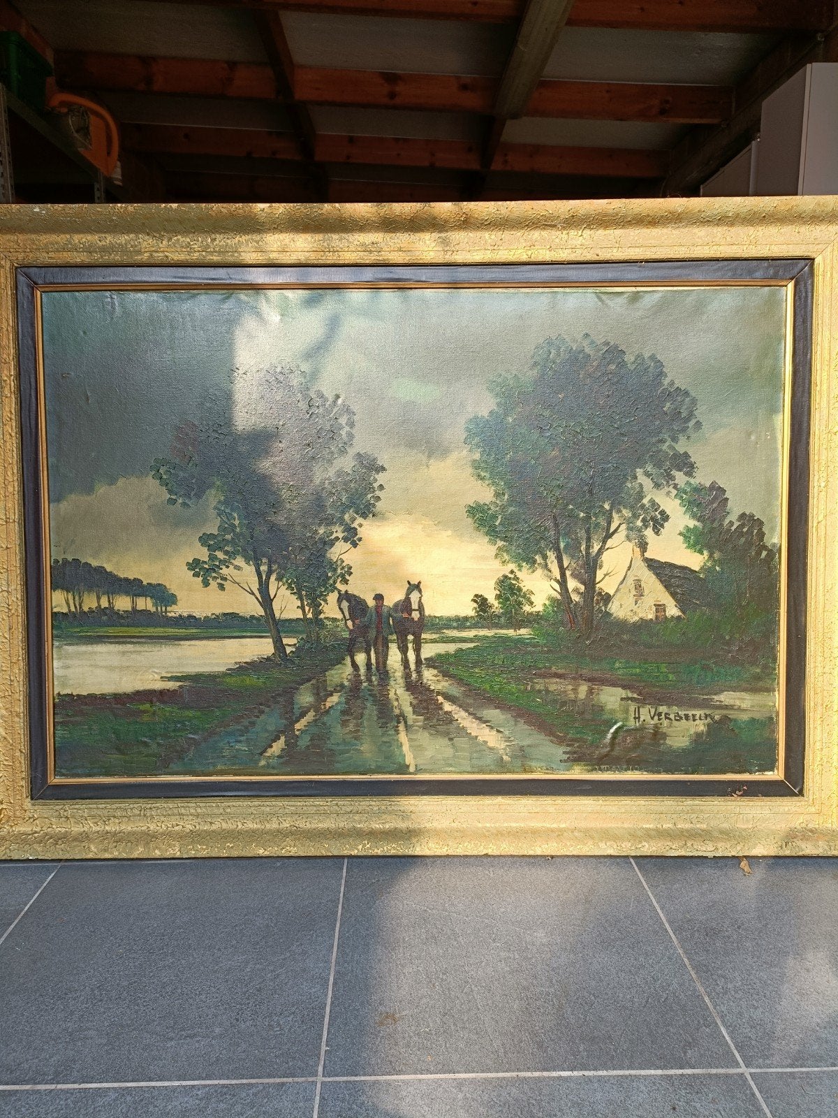 schilderij, Ophalen