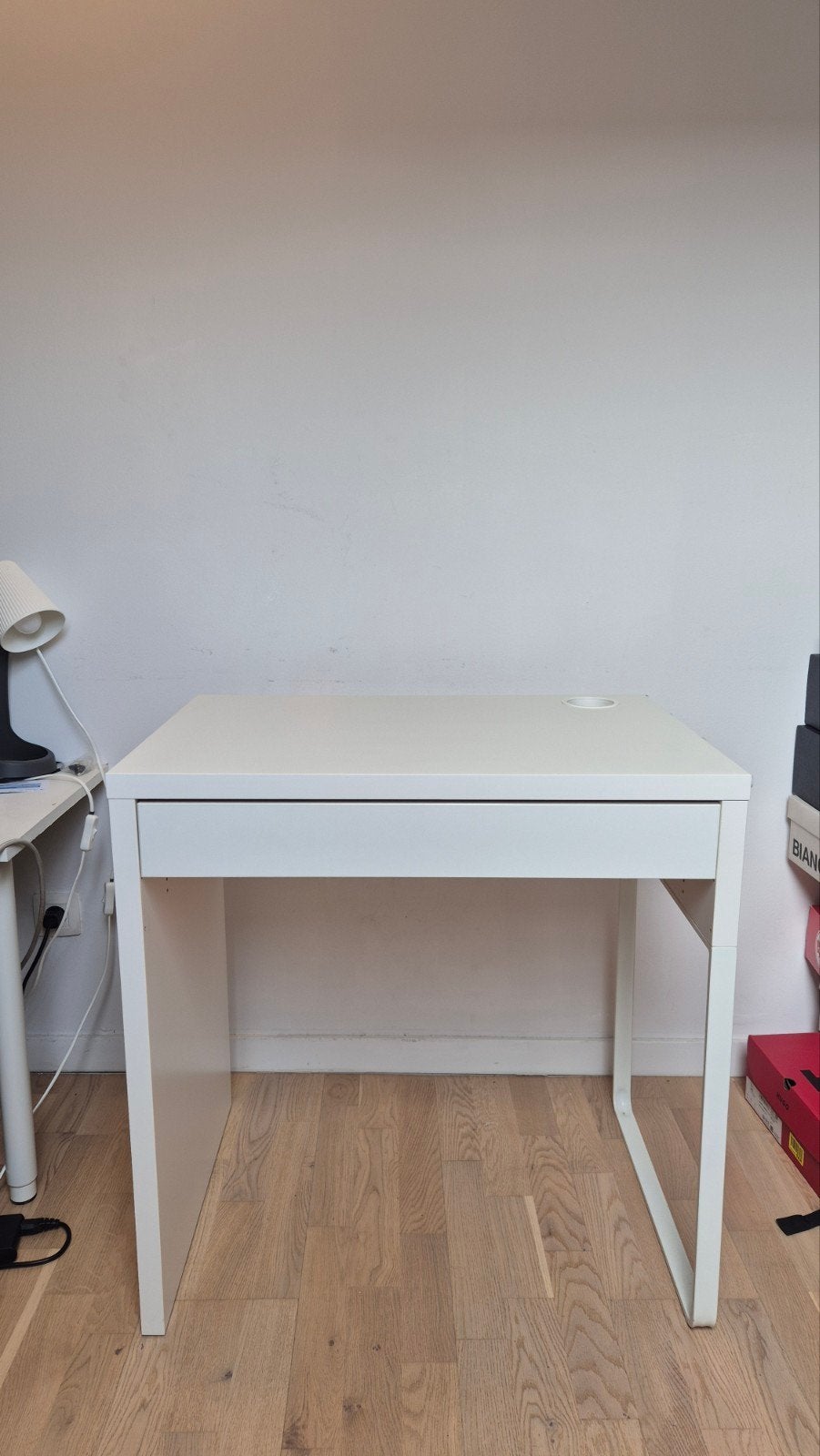 Bureau Micke 73*50 cm, Maison & Meubles, Enlèvement, Blanc