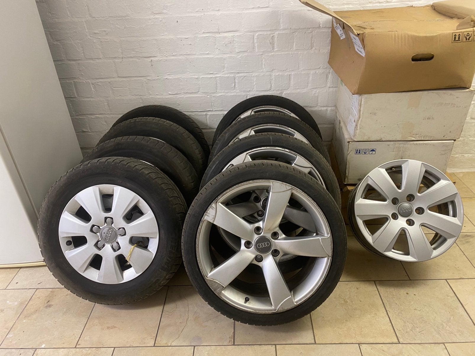 Alminieum velgen voor audi, Auto-onderdelen, Ophalen of Verzenden, Velg(en)