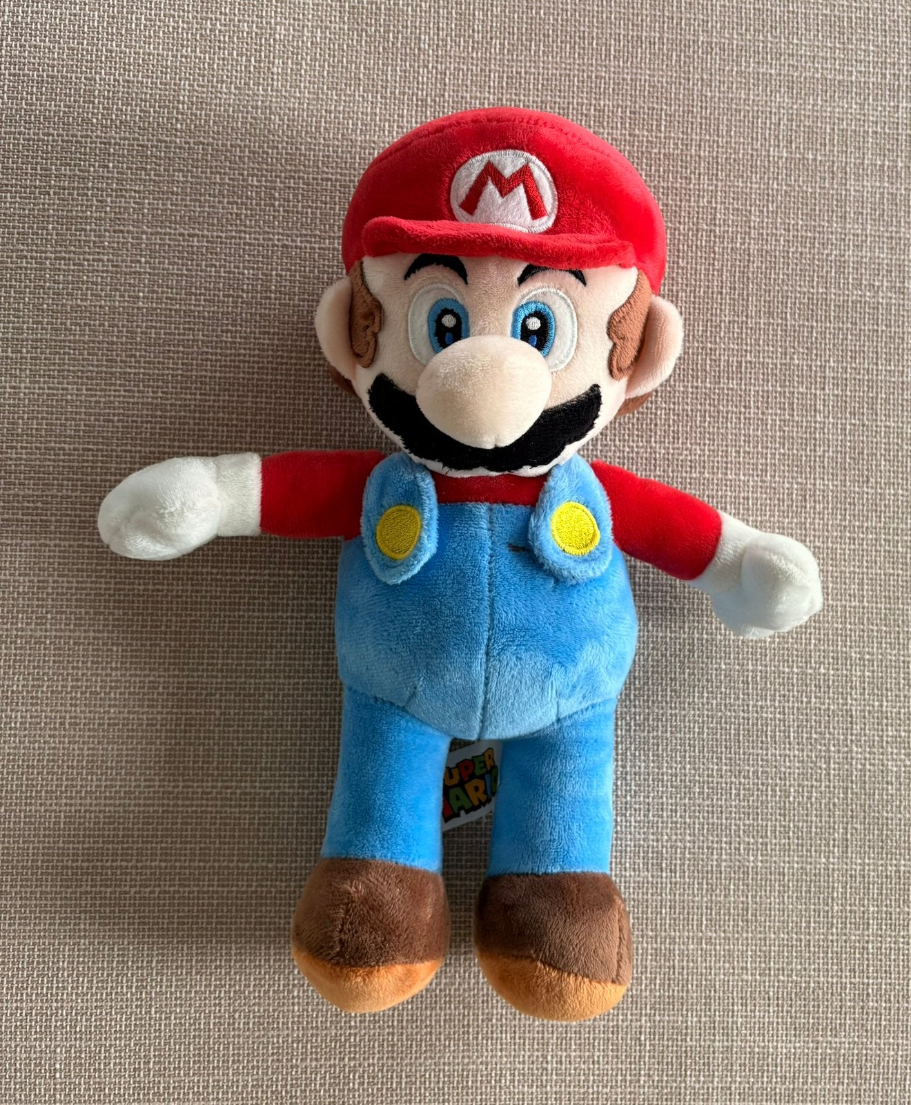 Super Mario knuffel, Kinderen en Baby's, Speelgoed | Knuffels en Pluche, Ophalen of Verzenden, Gebruikt, Rood